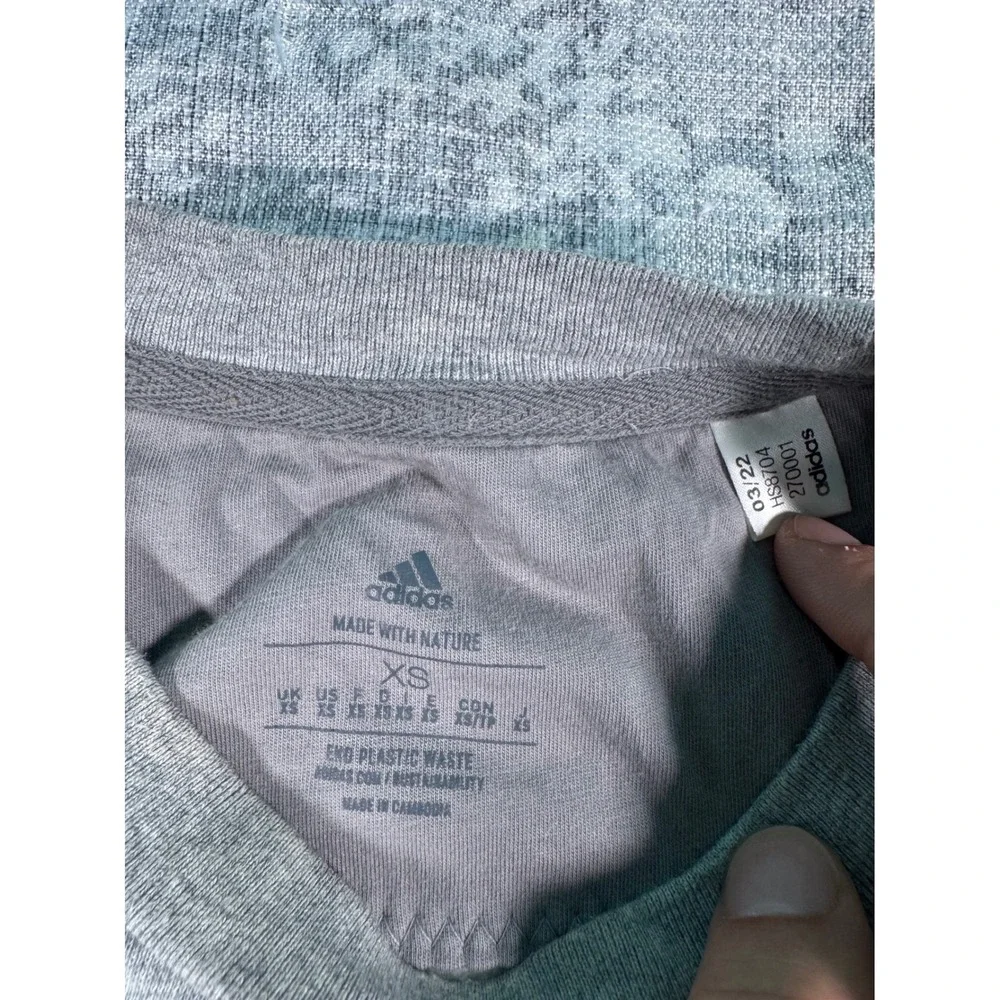 Adidas Made With‎ Nature Crewneck Sweatshirt Grey XS Eco Friendly End Plastic